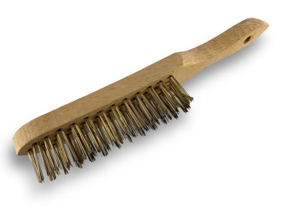 Brosse soudeur en acier trempé plat