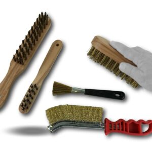 Alternative view of Lot de 5 brosses métalliques à main