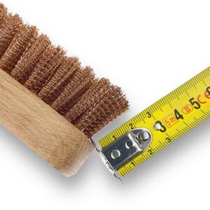 Alternative view of Brosse argenterie en bronze fin 4 rangs