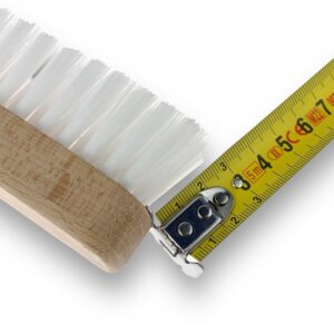 Alternative view of Brosse argenterie en nylon blanc 4 rangs